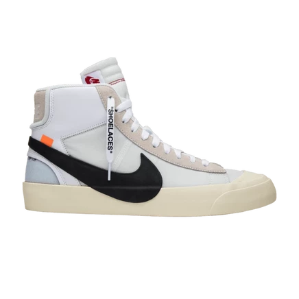 Кроссовки Nike Off-White Blazer Mid «The Ten», белые