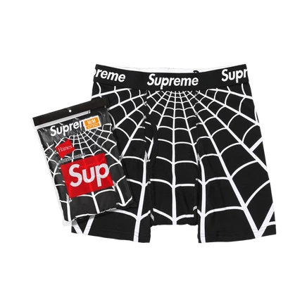 Мужские боксеры-слипы Supreme x Hanes Spider-Man, 2 шт., черные