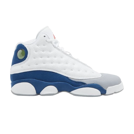 Детские кроссовки Air Jordan 13 GS «French Blue», белые