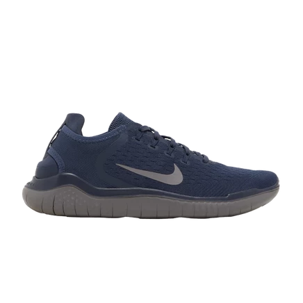 Кроссовки Nike Free RN 2018 'Thunder Blue Gunsmoke' синего цвета