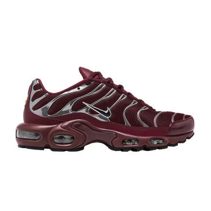 Женские кроссовки Nike Air Max Plus SE, бордово‑серебристые