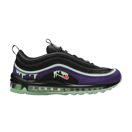 Кроссовки Nike Air Max 97 Halloween Slime, черные