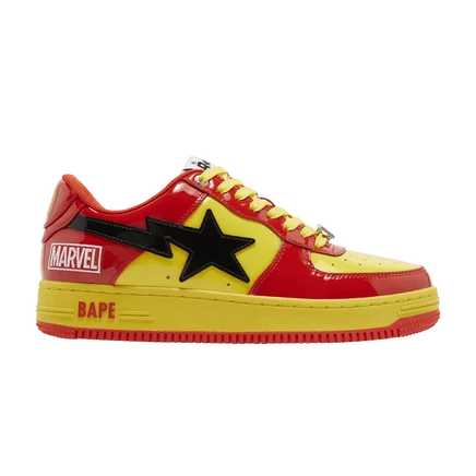 Кроссовки Bape x Marvel Bapesta Iron Man, синие