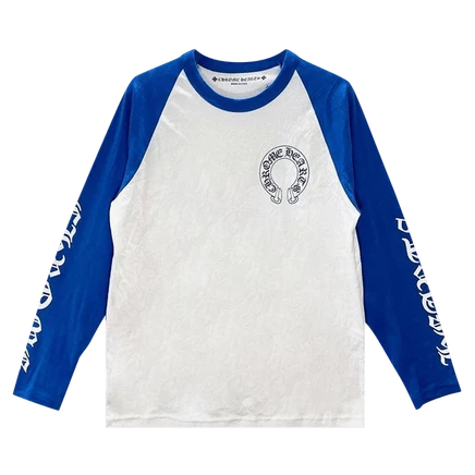 Мужской лонгслив Chrome Hearts Horseshoe, белый