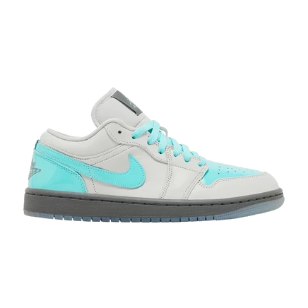 Женские кроссовки Air Jordan 1 Low SE Polaroid, бирюзовые