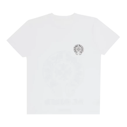 Мужская футболка Chrome Hearts St. Barths Horseshoe, белая