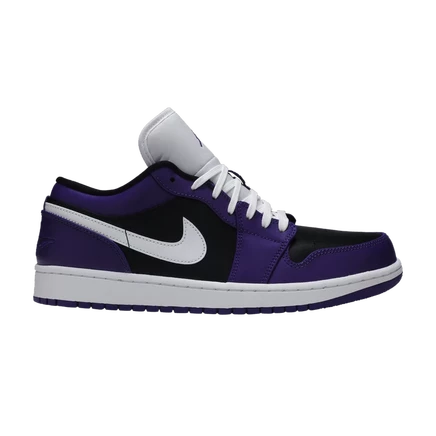 Мужские кроссовки Air Jordan 1 Low Court Purple, фиолетовые
