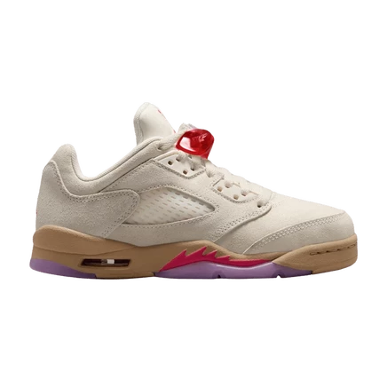 Детские кроссовки Air Jordan 5 Retro Low GS «Peanut Butter & Jelly», кремовые