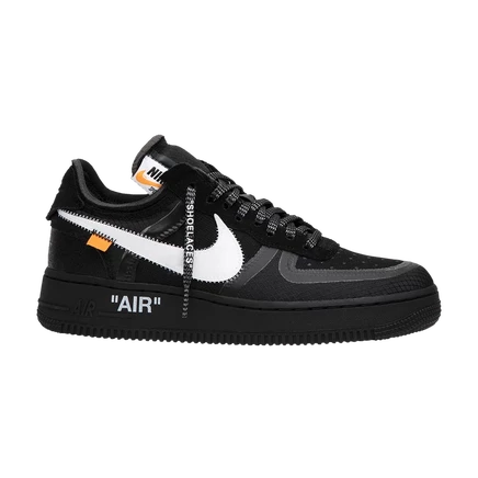 Кроссовки Off-White x Nike Air Force 1 Low, черные