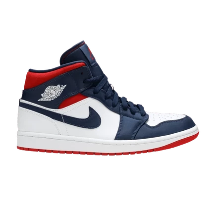 Кроссовки Air Jordan 1 Mid SE, белые