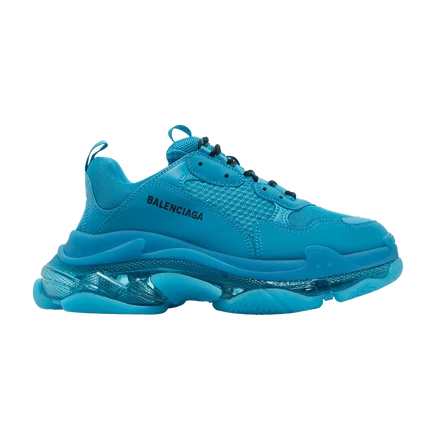 Мужские кроссовки Balenciaga Triple S Clear Sole, синие