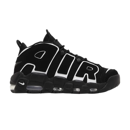 Кроссовки Nike More Uptempo 96 «Black White», черно-белые