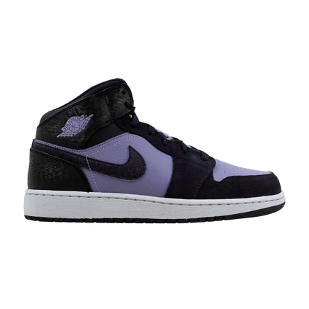 Детские кроссовки Air Jordan 1 Retro Mid, фиолетовые