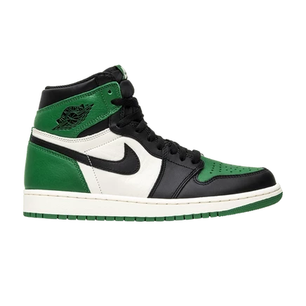 Кроссовки Air Jordan 1 Retro High OG «Pine Green», зеленые