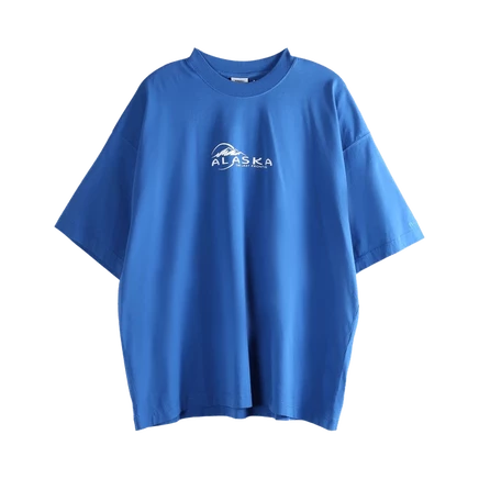 Футболка Vetements Alaska Tourist, синяя