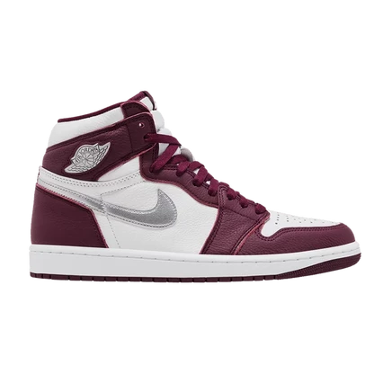 Кроссовки Air Jordan 1 Retro High OG Bordeaux, бордовые