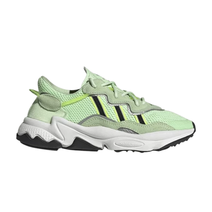 Кроссовки Adidas Ozweego J Glow Green, зеленые