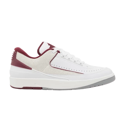 Кроссовки Air Jordan 2 Retro Low Cherrywood, белые