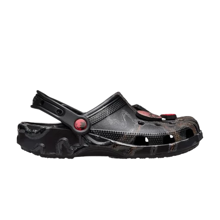 Унисекс сабо Crocs Classic, черно-красные