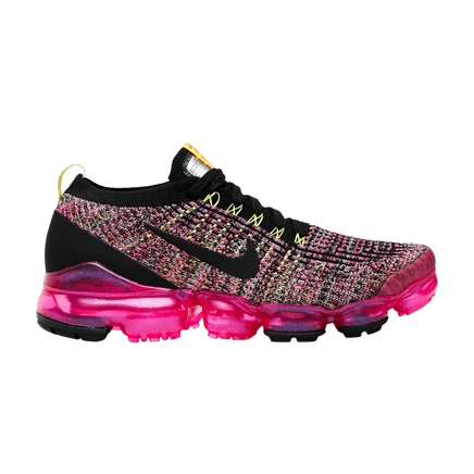 Кроссовки Nike Wmns Air VaporMax Flyknit 3 'Black Pink Blast' розовые