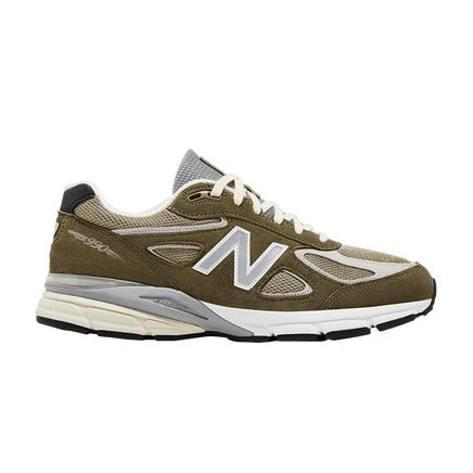 Aimé Leon Dore x New Balance 990v4 Сделано в США, зеленый цвет 