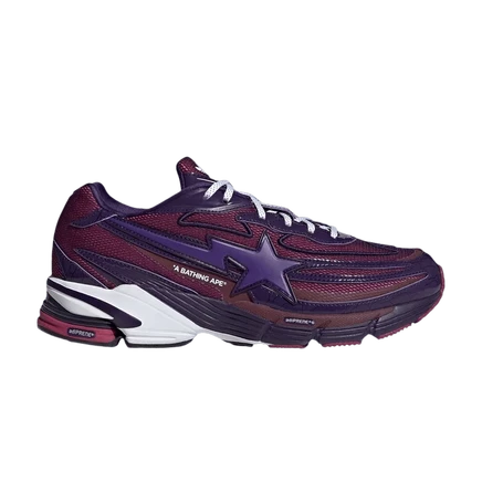Кроссовки Bape x Adidas Orketro Dark Purple, фиолетовые
