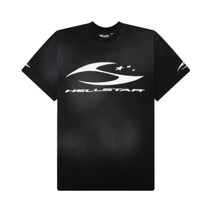 Мужская футболка Hellstar H Cursive Logo, черная