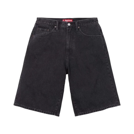 Мужские джинсовые шорты Supreme Baggy, черные