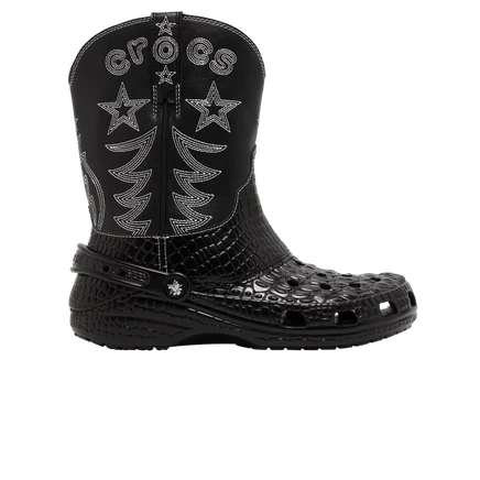 Ботинки Crocs Classic Cowboy Boot, черные