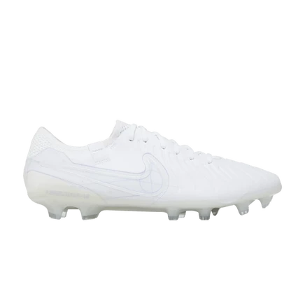 Кроссовки Nike Tiempo Legend 10 Elite FG 'Triple White' белого цвета