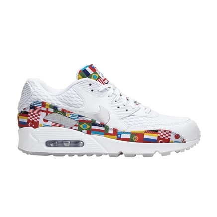 Кроссовки Nike Air Max 90 'Международный флаг' белого цвета