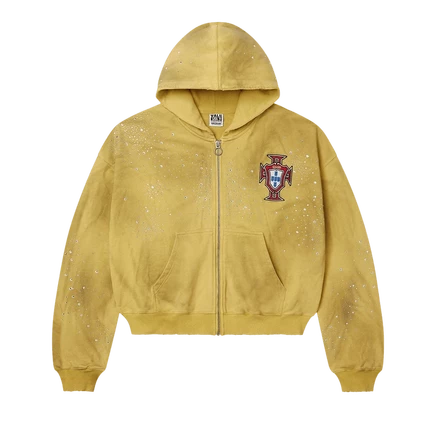 Унисекс худи Vale Forever Sun Custered на молнии, желтая
