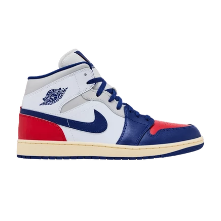 Кроссовки Air Jordan 1 Mid «Rare Air», белые