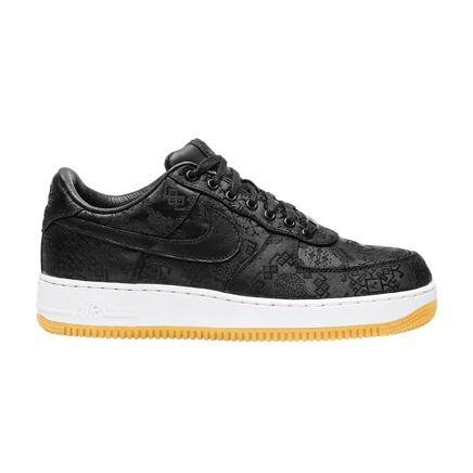 Кроссовки Nike Air Force 1 Fragment x CLOT, черные