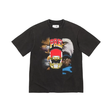 Топ Supreme x MM6 Maison Margiela Split, черный