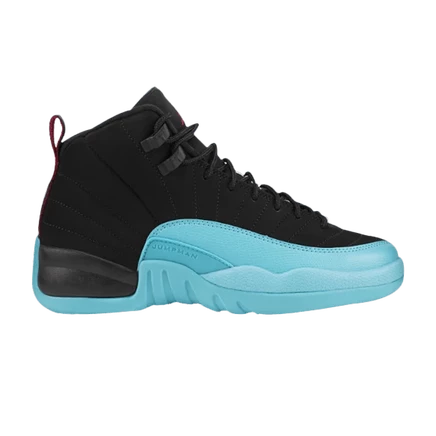 Детские кроссовки Air Jordan 12 Retro «Gamma Blue», черные