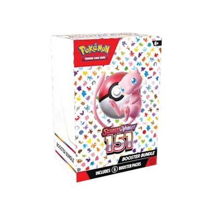 Набор из 6 бустеров Pokémon TCG «Scarlet & Violet 151»