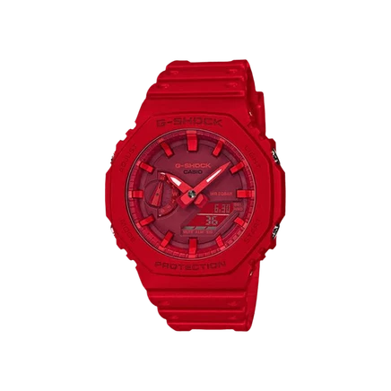 Часы G-Shock by Casio GA-2100, красные