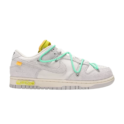 Кеды Off-White x Nike Dunk Low лот 14 из 50, белые
