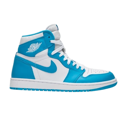 Кроссовки Air Jordan 1 Retro High OG «UNC», белые