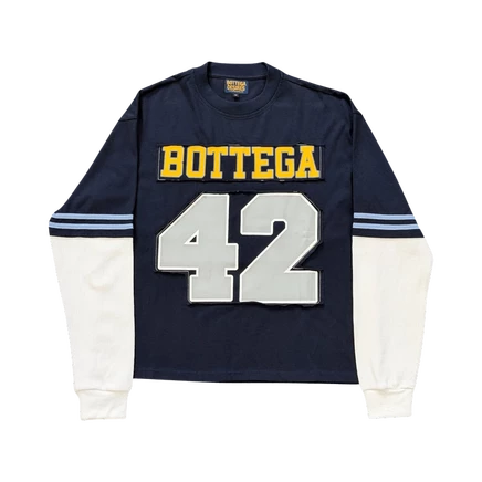 Мужской лонгслив Bottega Desires Jackie Robinson, синий