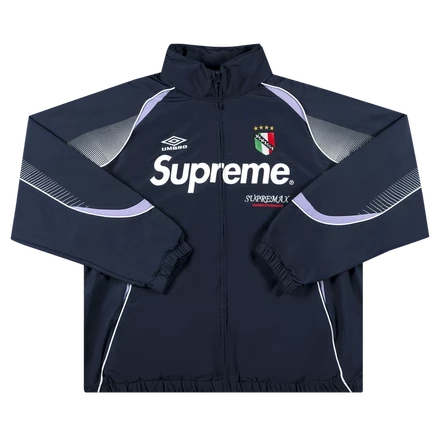 Мужская олимпийка Supreme x Umbro, синяя