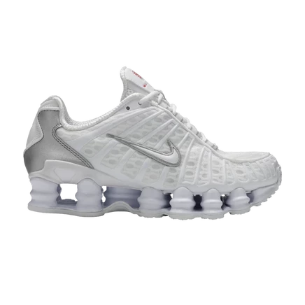 Кроссовки Nike Shox TL, серебристые