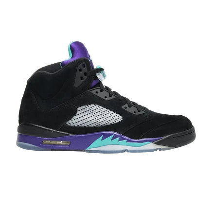 Кроссовки Air Jordan 5 Retro Black Grape, черные