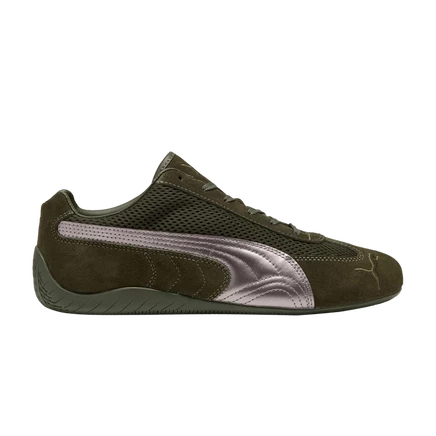 Кроссовки Puma Speedcat Premium Dark Olive Matte Silver, зеленые
