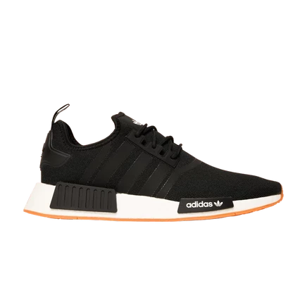 Кроссовки Adidas NMD R1 Primeblue, черно-коричневые