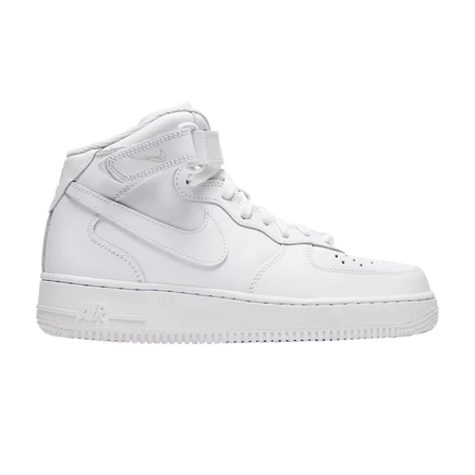 Женские кроссовки Nike Air Force 1 '07 Mid Triple White, белые