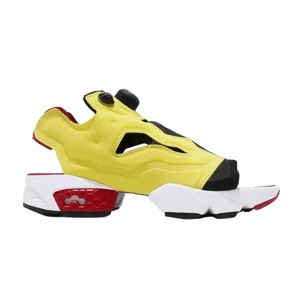 Женские сандалии Reebok InstaPump Fury Sandal «Steel», желтые