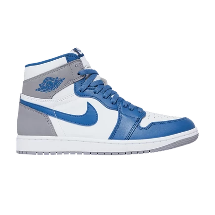 Кроссовки Air Jordan 1 Retro High OG True Blue, синие