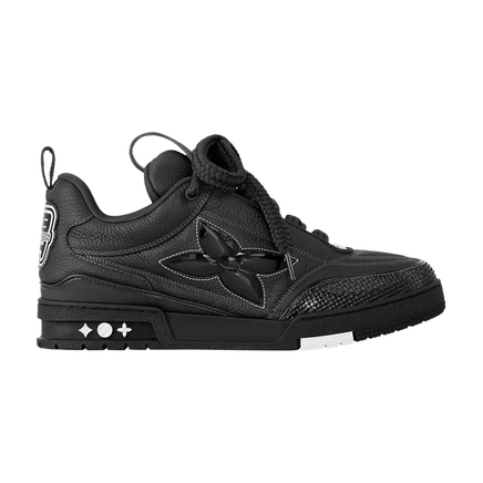 Кроссовки Louis Vuitton Skate Sneaker Oversized Flower, черные